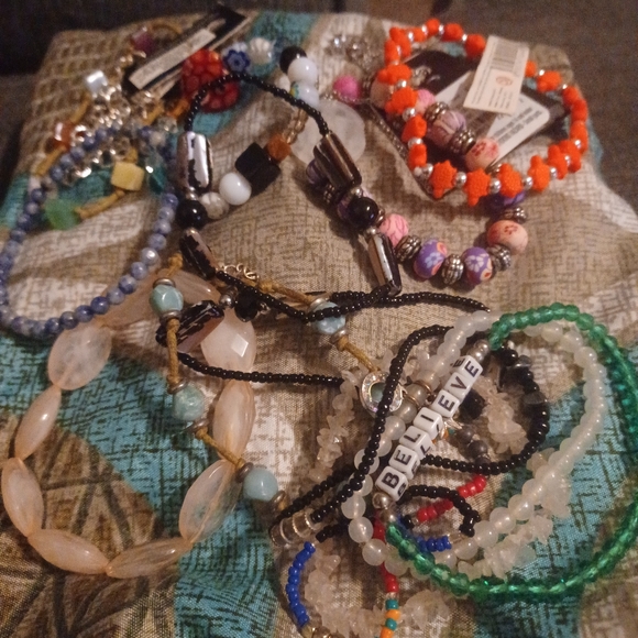 Jewelry - Colorful Beaded Bracelet Set